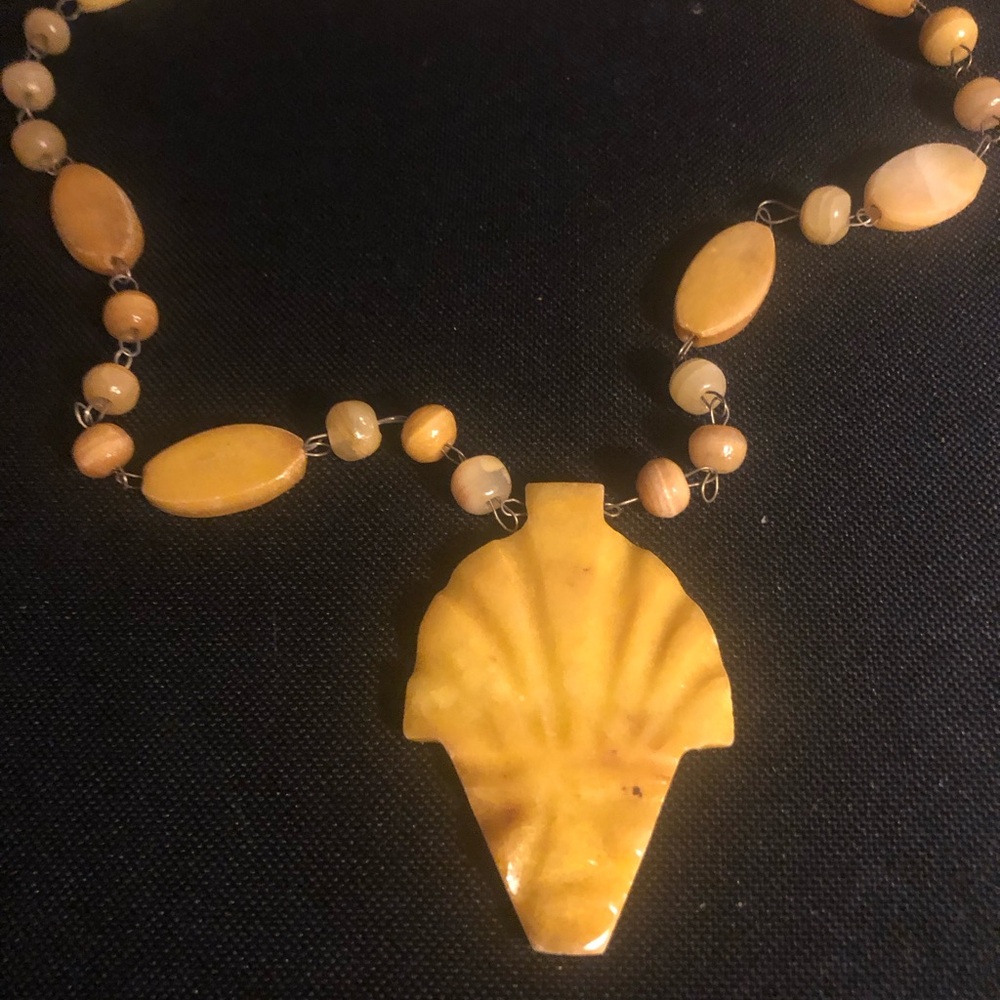 🇲🇽Mexican Agate Warrior Face Necklace- $50 or $40 w/offer